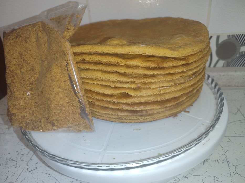 Медові коржі домашні