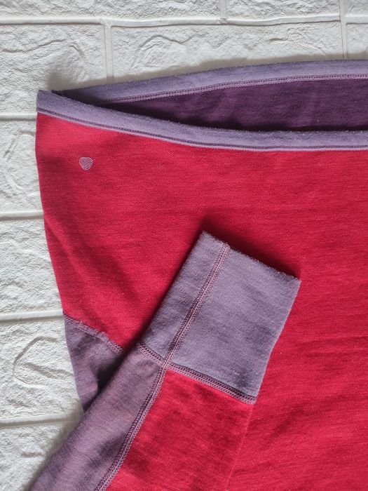 Damska bluzka termoaktywna Heldre dwuwarstwowa merino 100% XL czerwona