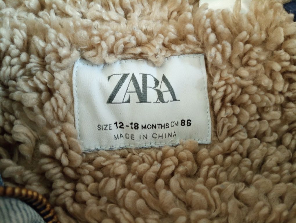 Куртка джинсовка  12-18 міс 80-86 см Зара Zara