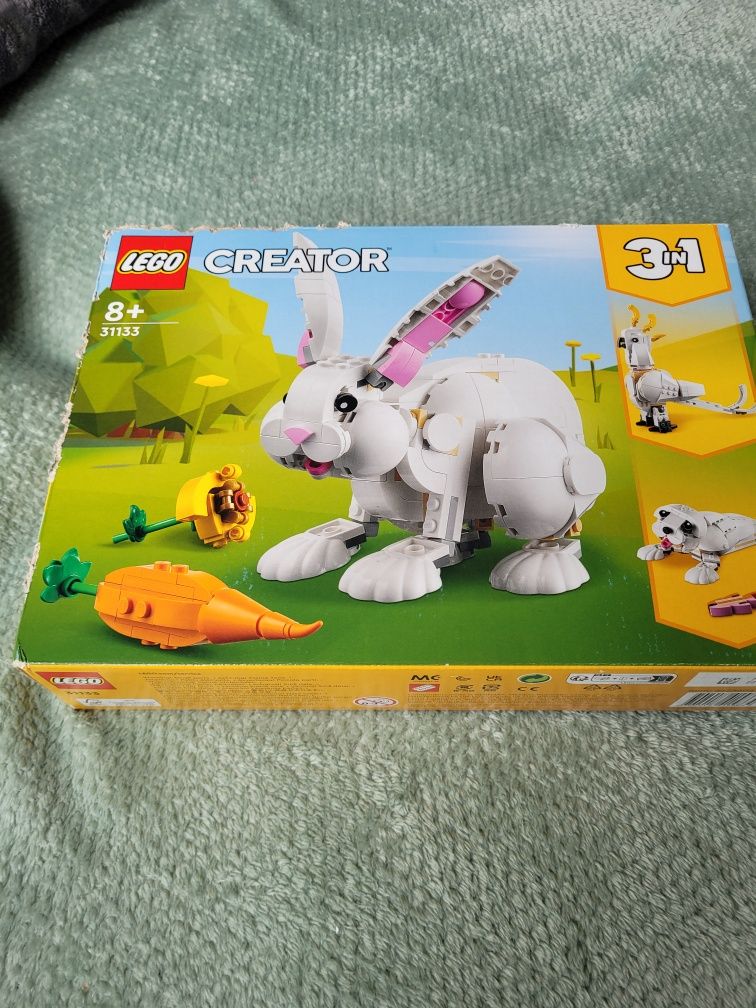 LEGO Creator 3w1 nr 31133 Biały królik