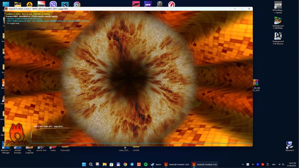Asus RX580 8GB AREZ Strix Gaming