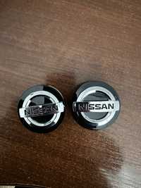 Ковпачки на литі диски Nissan 60mm