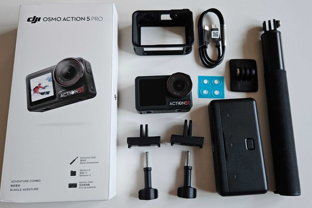 DJI Osmo Action 5 Pro Adventure Combo - Aventura Action Cam - 9.5/10