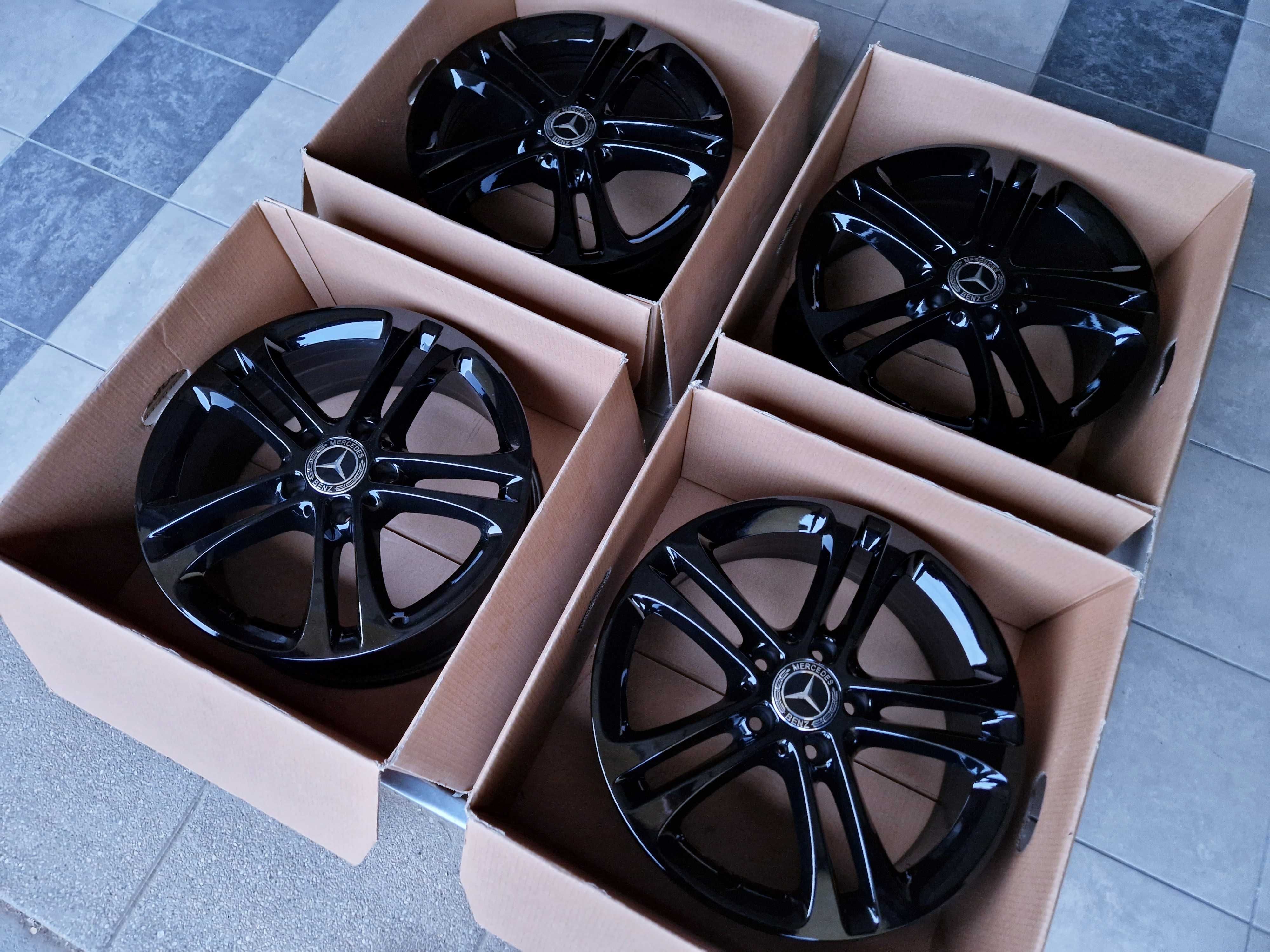 Alufelgi 17 Mercedes A B C CLA GLA V Vito Viano Czarne ! 5x112 807#
