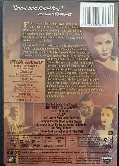 raro dvd: Otto Preminger "Laura"