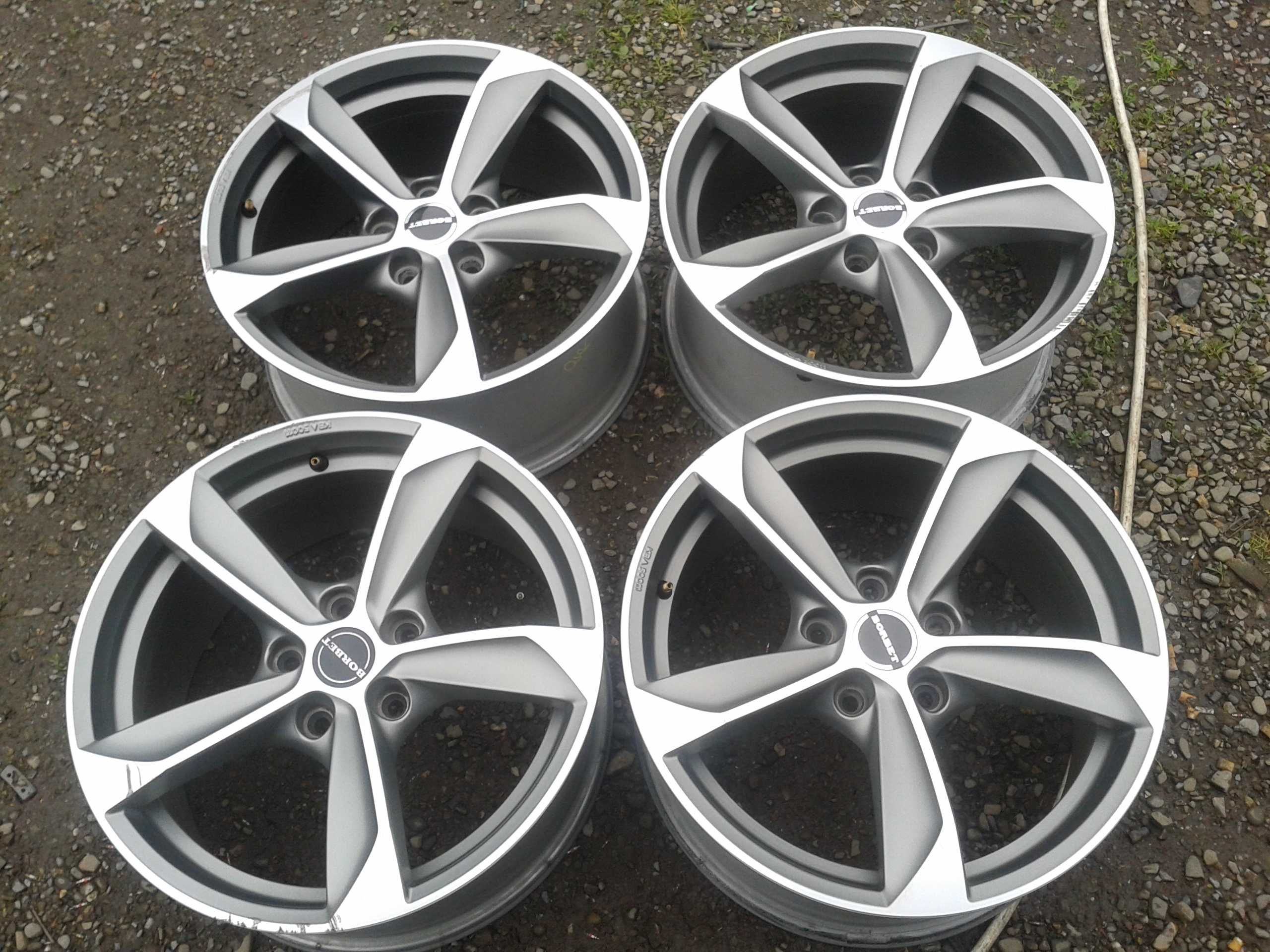 felgi r17 szare wklesle borbet 5x114,3 honda accord civic crv mielec