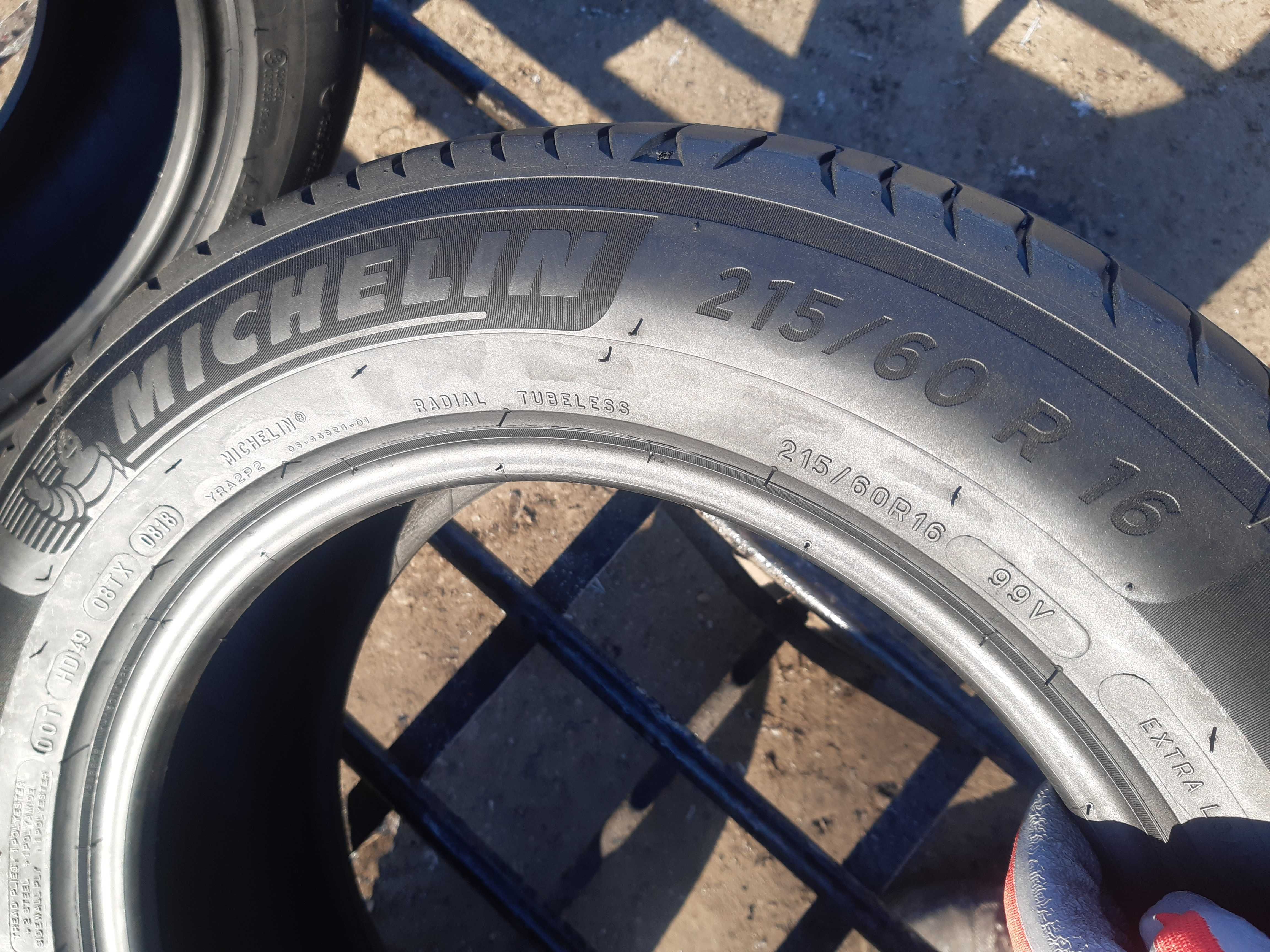 Opony letnie 215.60.16 Michelin 2018rok