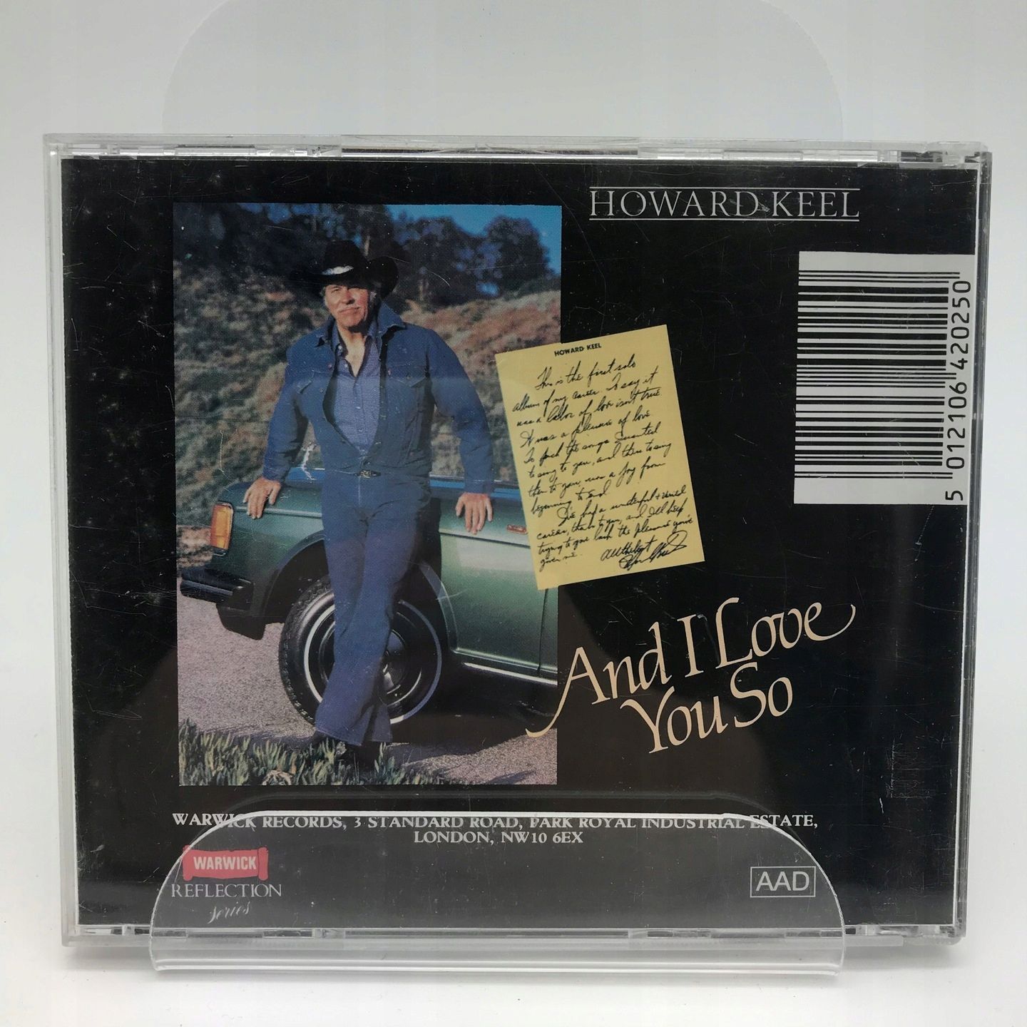 Cd - Howard Keel - And I Love You So