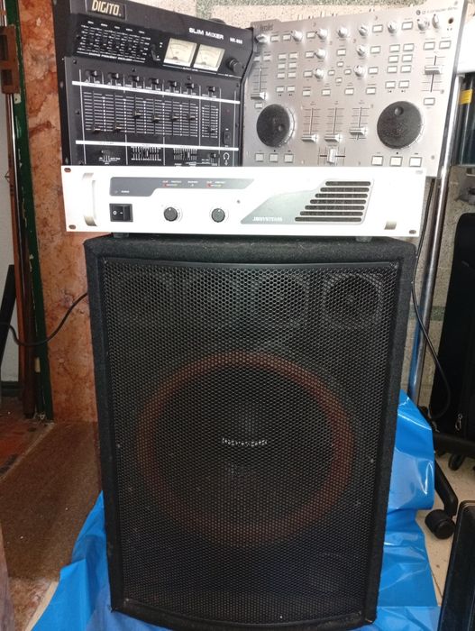 Som profissional amplificador/misturadoras/colunas