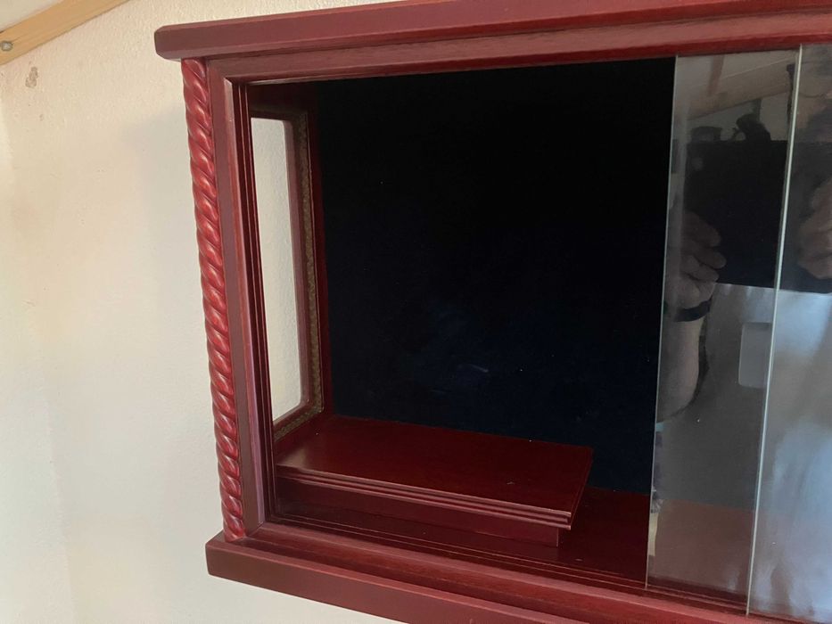 Armario Madeira Expositor Vitrine