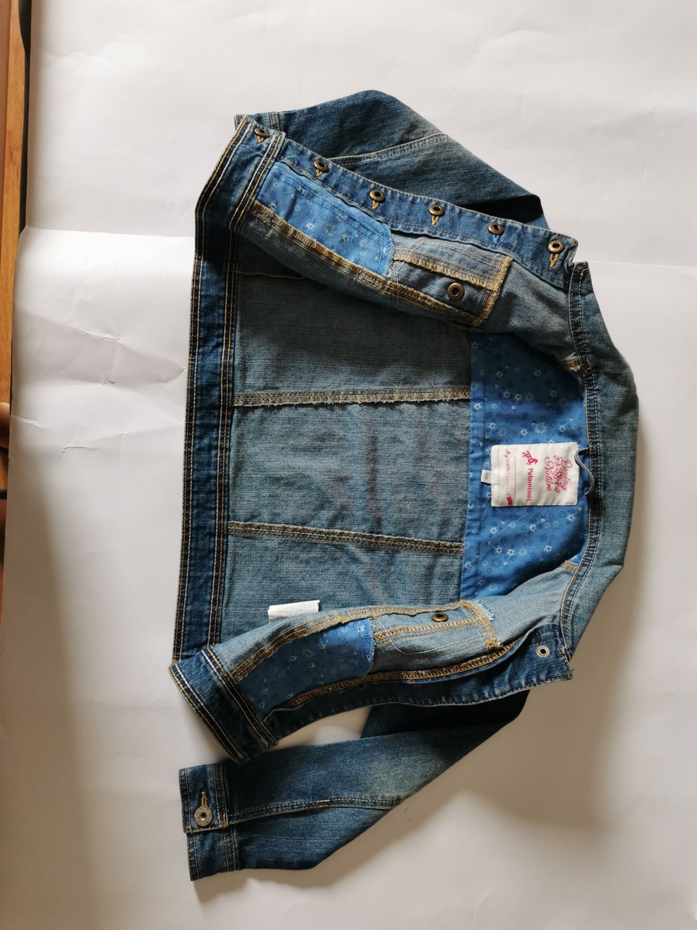Kurtka dziewczęca jeansowa, c&a rozmiar 116