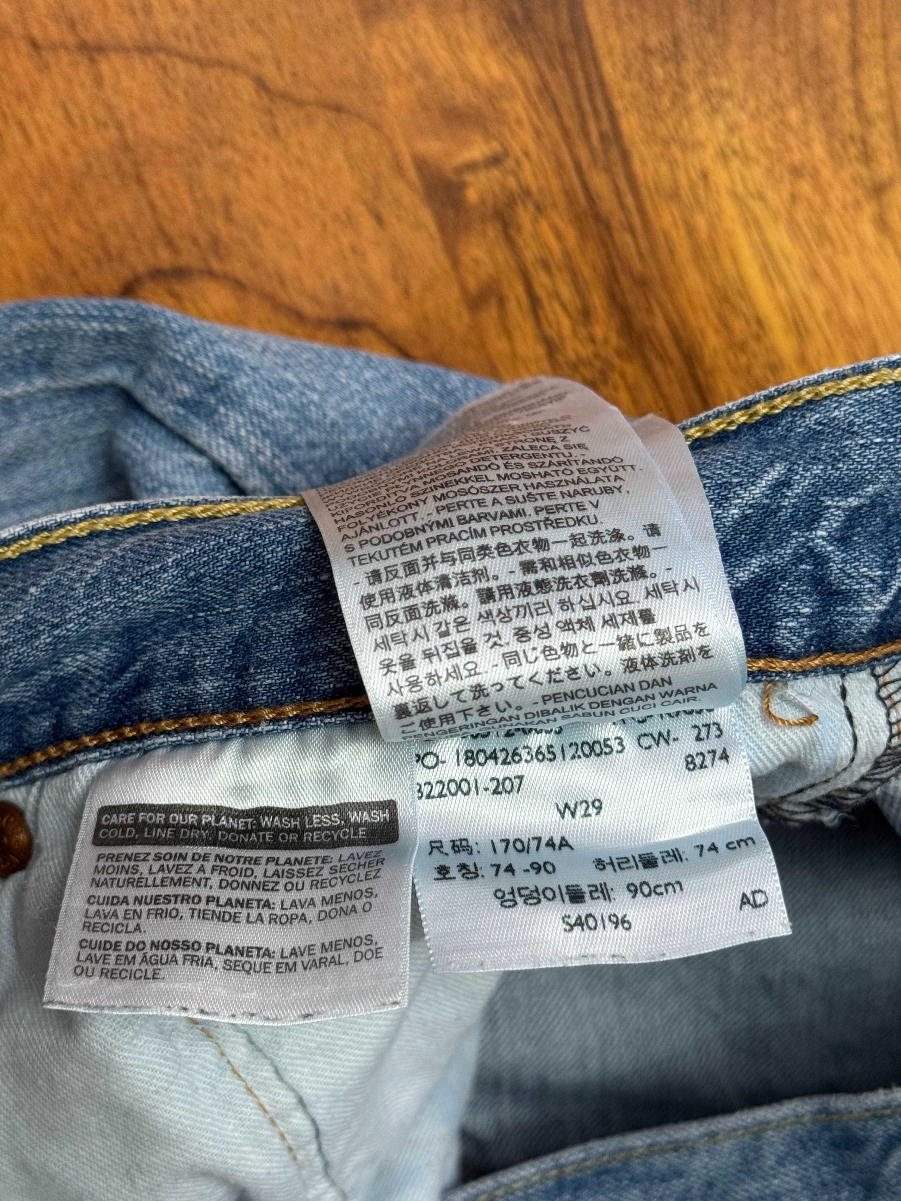 Spodenki jeansowe szorty jeans levisy shorts Levis rozmiar S W29