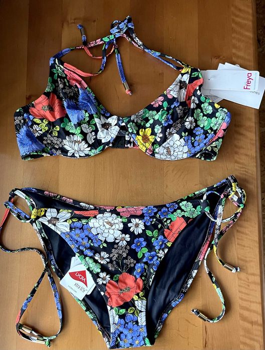 34D 75D M Bikini Freya Floral Haze w kwiaty Letnie Maki