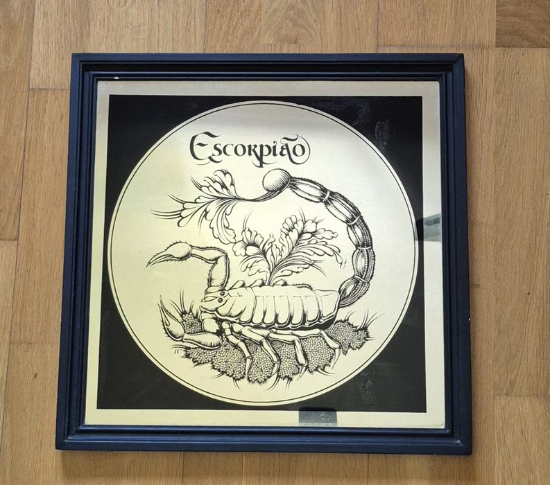 Quadro prateado horóscopo Escorpião