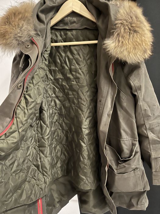 Parka z naturalnym futerkiem