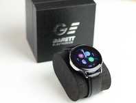 Smartwach GARETT Men Elegance RT czarny, skórzany