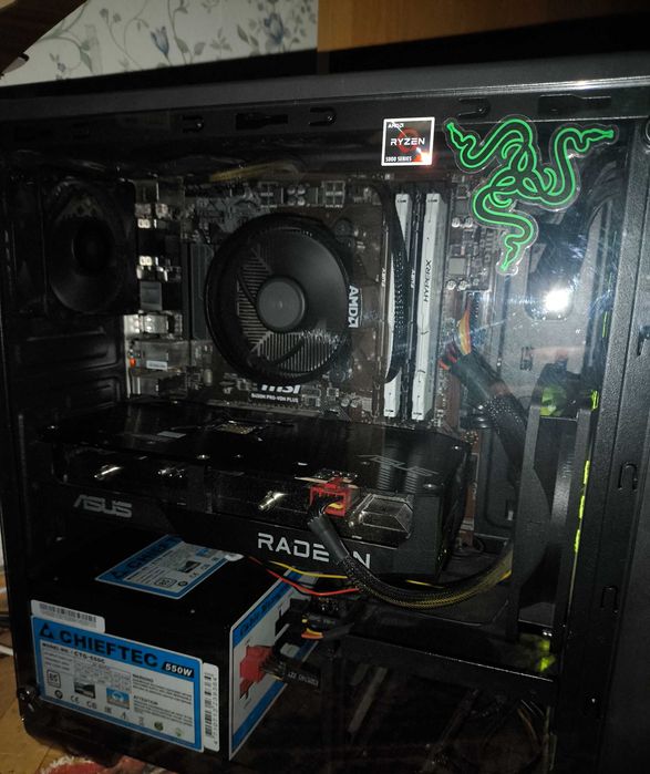 Ігровий ПК / Ryzen 5 5500 / RX 6600 / 32 ГБ RAM / SSD 480+120 ГБ
