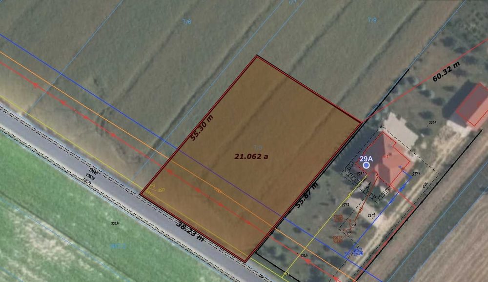 Działka budowlana 21ar kolo Lublina