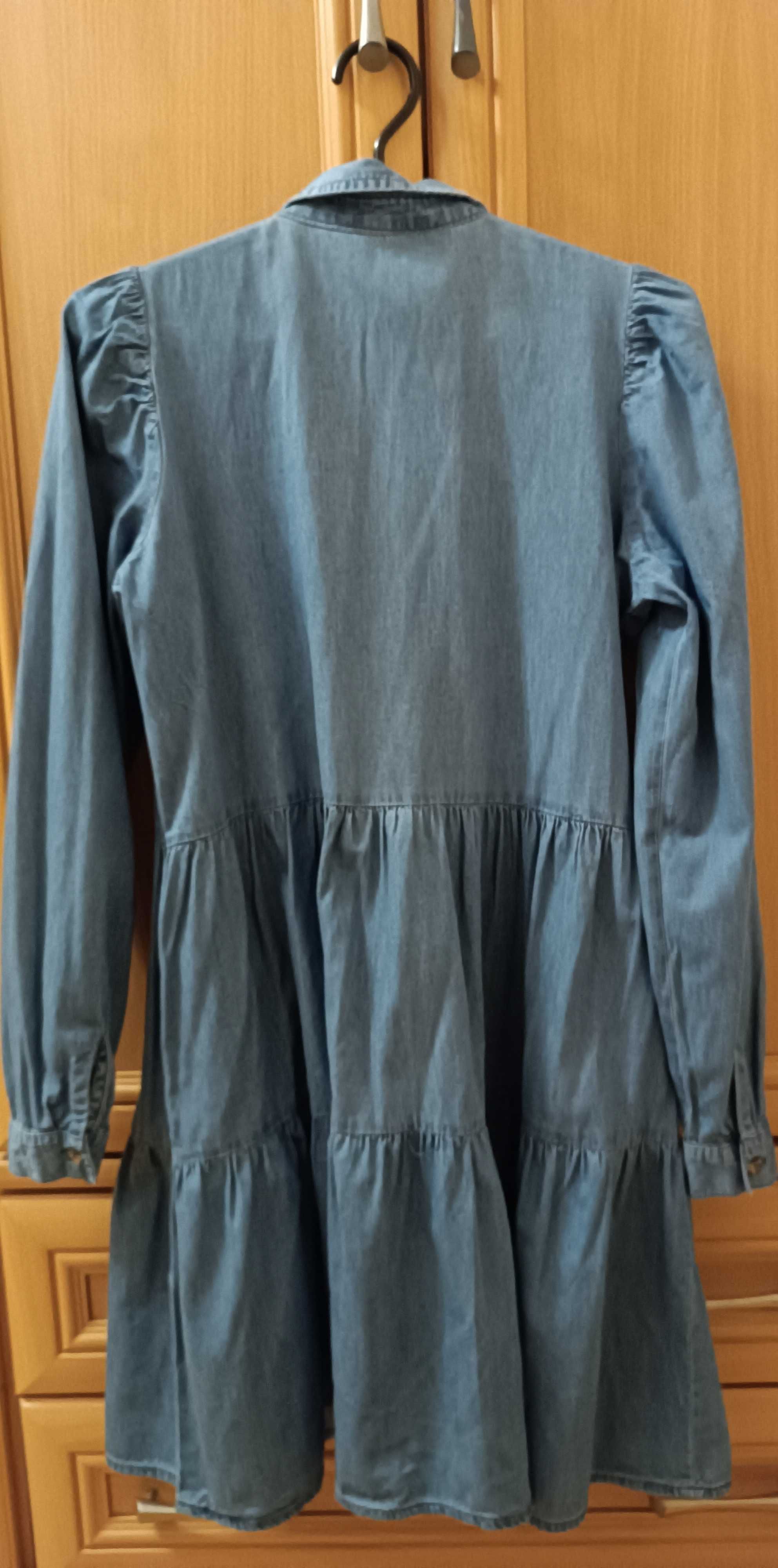 Niebieska sukienka Sinsay - rozmiar XXS