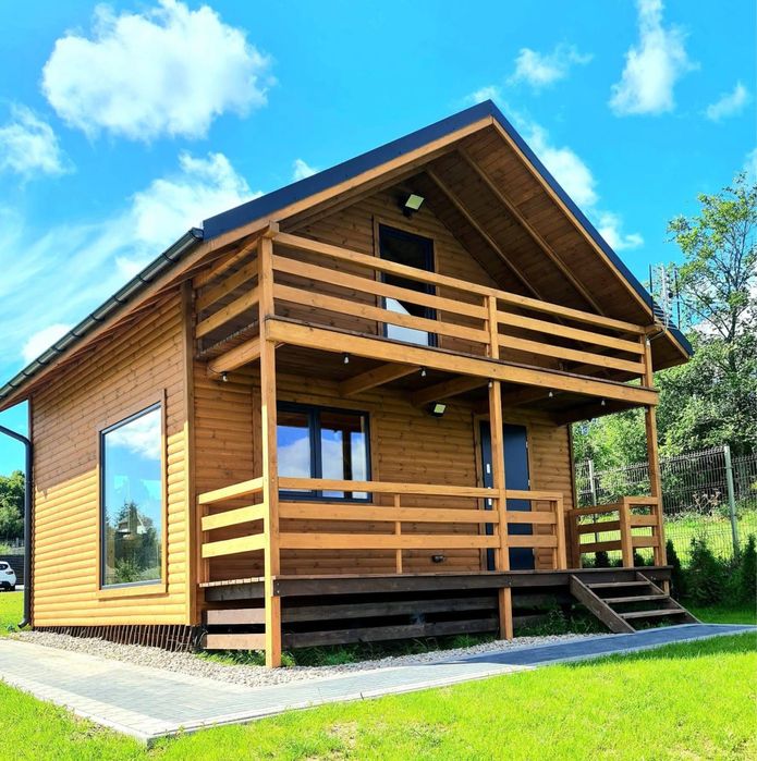 Dom, balia, sauna  z własna  linia brzegową na mazurach, domek