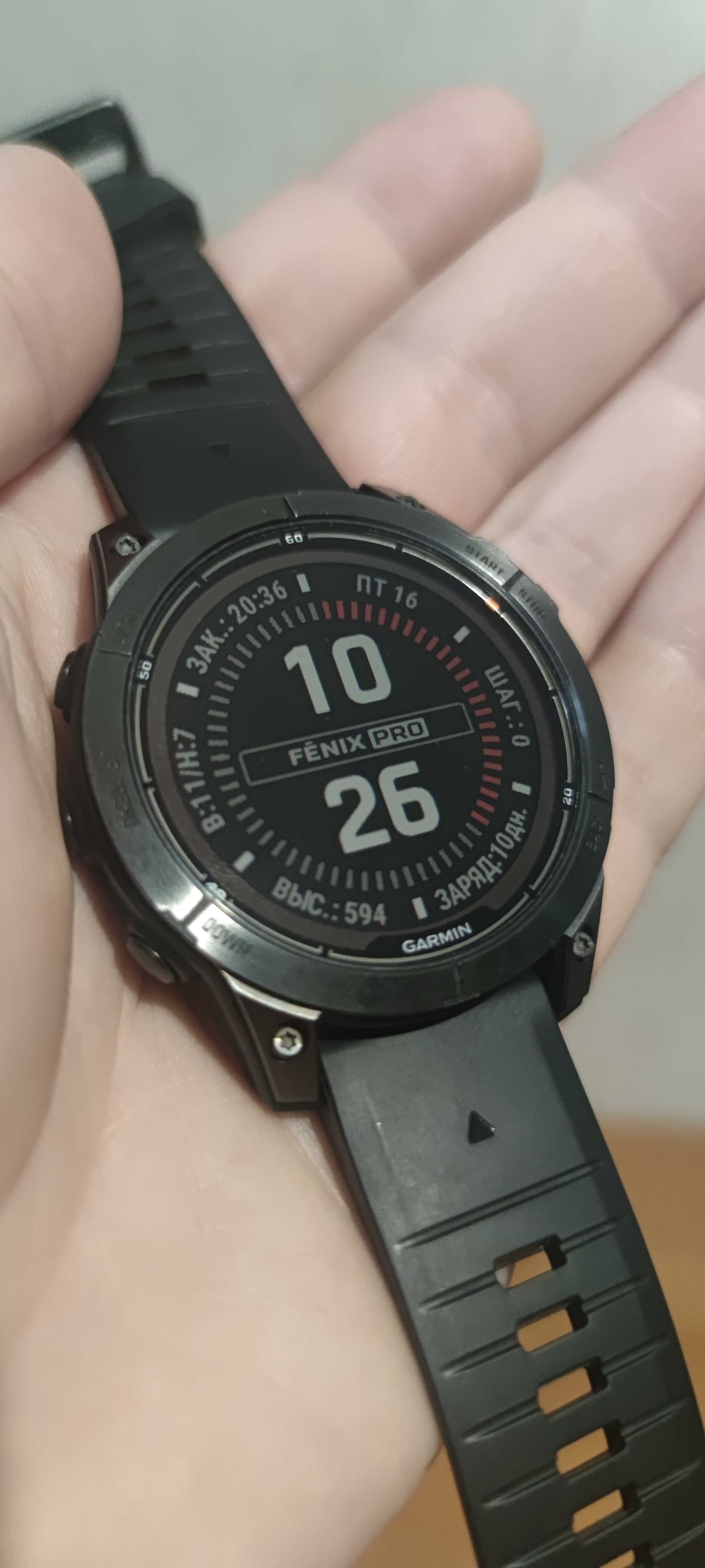 Garmin Fenix 7 Pro Solar 47мм — гарний стан, ще на гарантії!