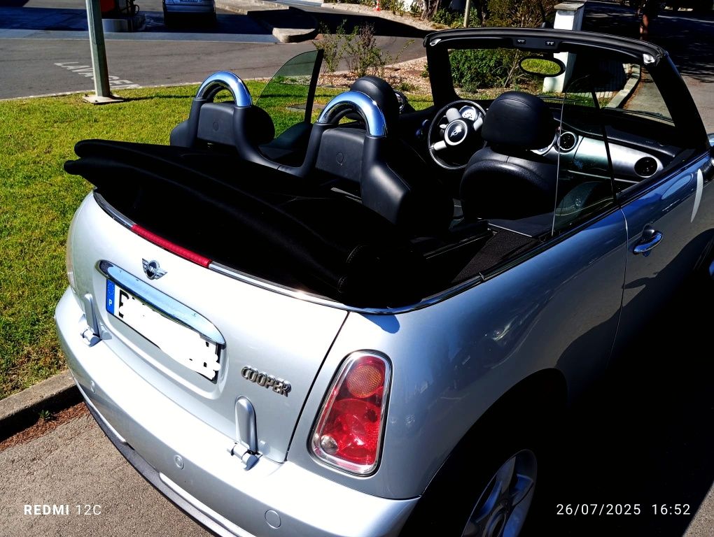 Mini Cooper 1.6 cabrio troco