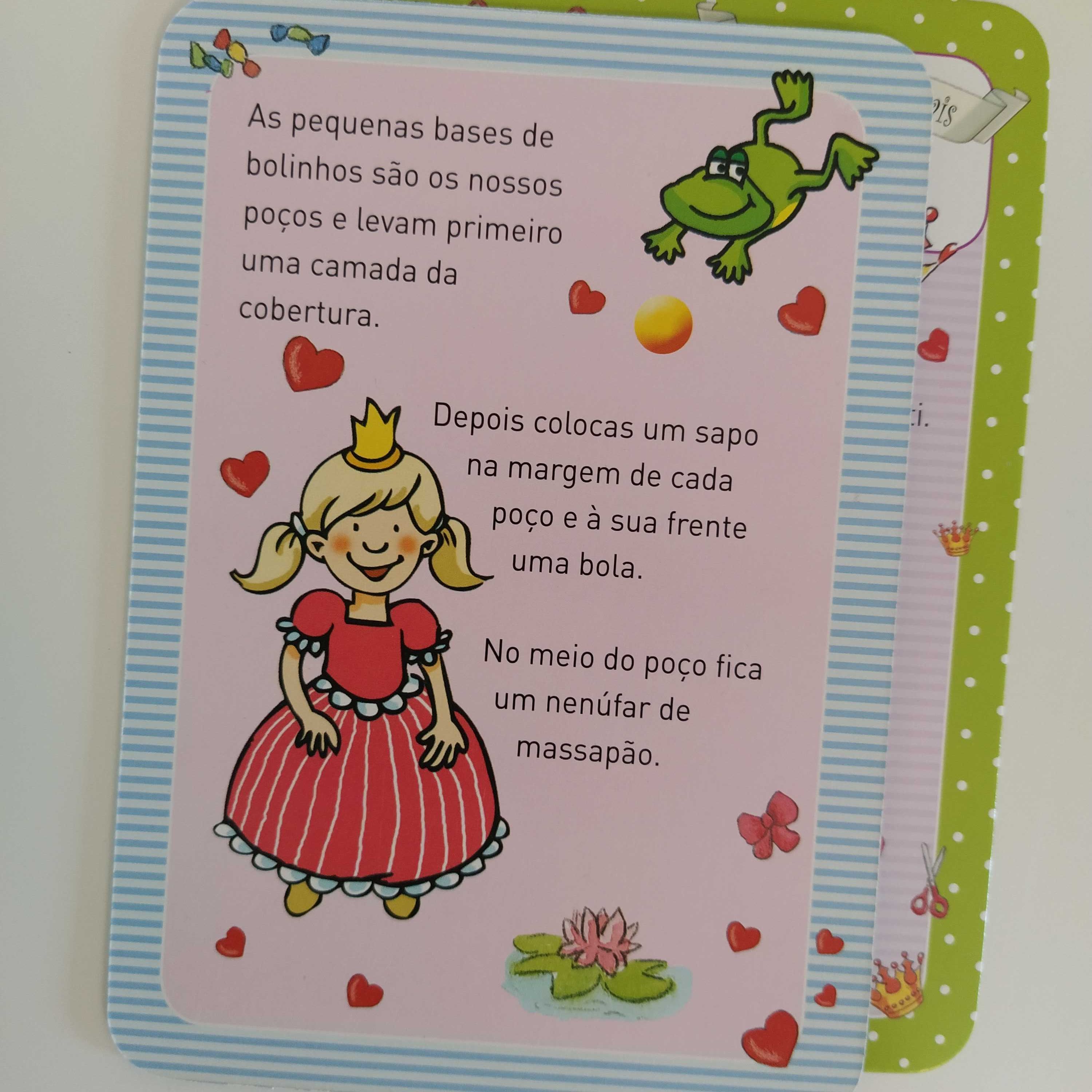 Caixa / Livro 50 jogos divertidos de princesas