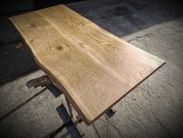 Blat dębowy na stół biurko ławę 170x78 Live Edge