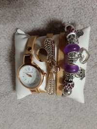 Жіночий годинник + браслет Pandora