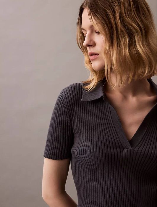 Поло Calvin Klein, оригінал Розмір хс-с, графітовий, новий , жіночий
