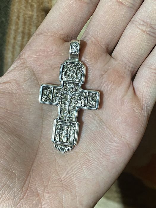 Продам срібний хрестик