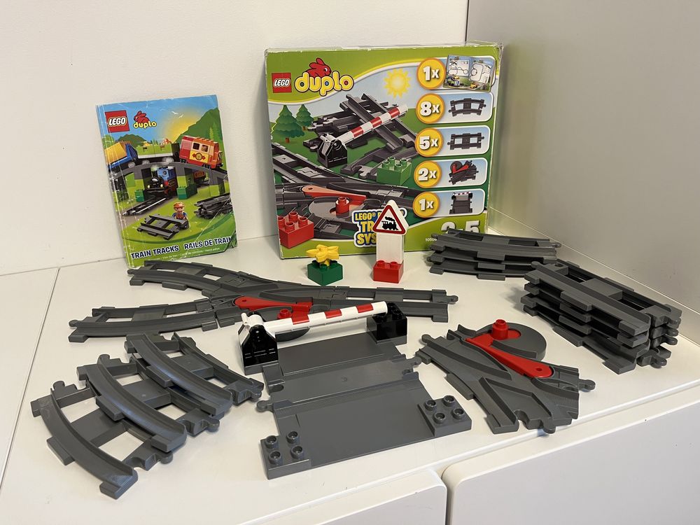 Lego duplo 10507 + 10506 - Mój pierwszy pociąg + tory kolejowe