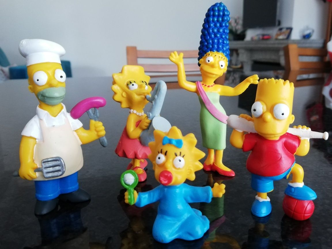 The Simpsons - figuras vintage da família (1991)
