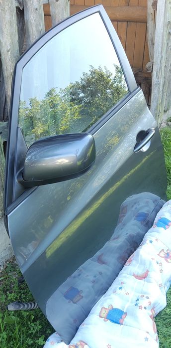 KIA VENGA drzwi lewy przód + lusterko kompletne oryginalne kolor 9A