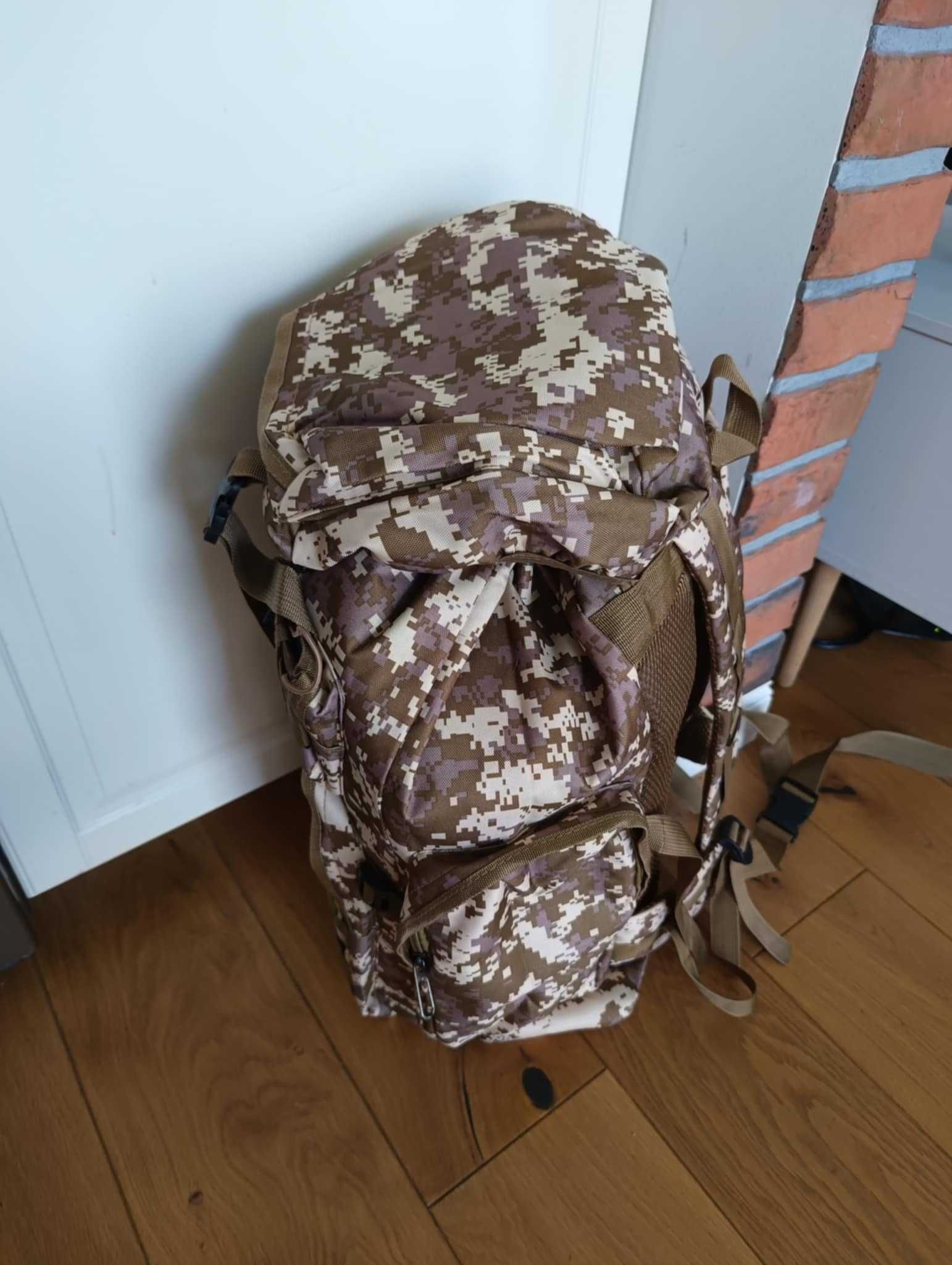 Plecak Turystyczny, Taktyczny, Pojemny Moro,75L, W góry, mocny, lekki