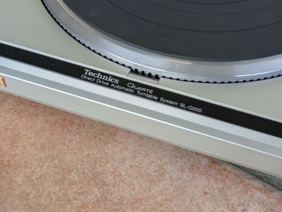 Gira discos technics sl-q200 quartz | agulha nova