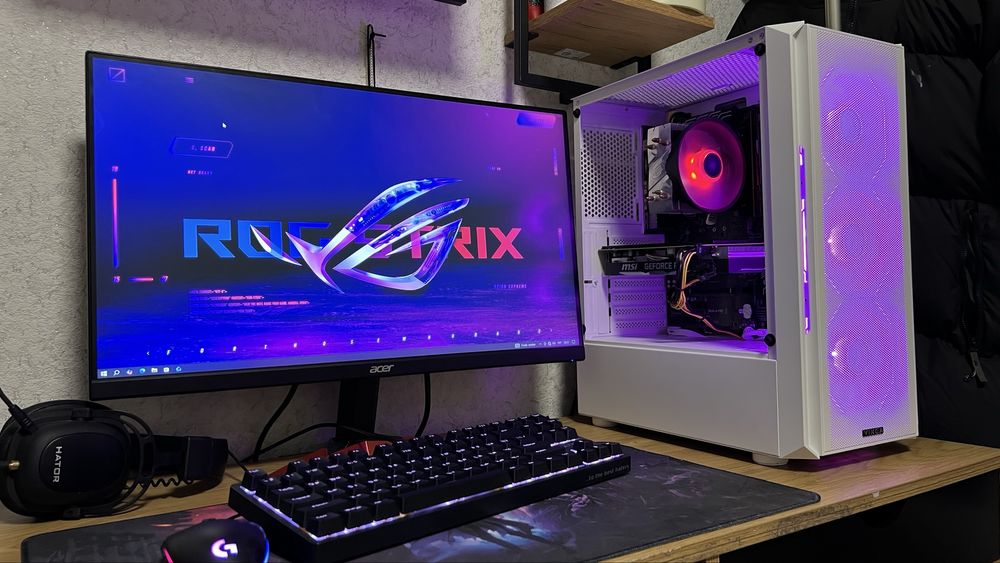 Игровой компьютер | Ryzen 5 5600 | Asus RTX 2070 | 24gb ddr4 l ssd