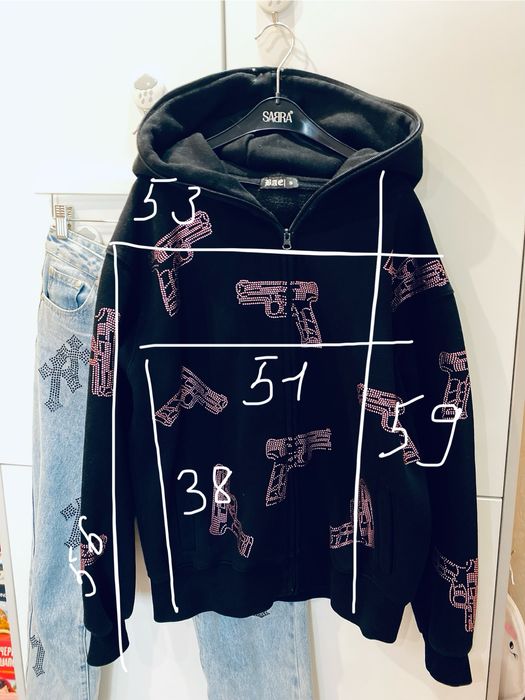 Толстовка кофта BAE з пістолетами і капюшоном