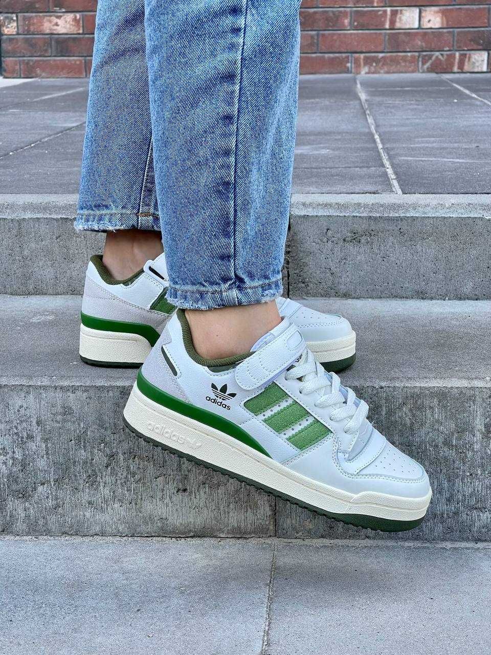 Жіночі кросівки Adidas Forum Low 84 ‘Crew Green’ унісекс (36-45 р.)