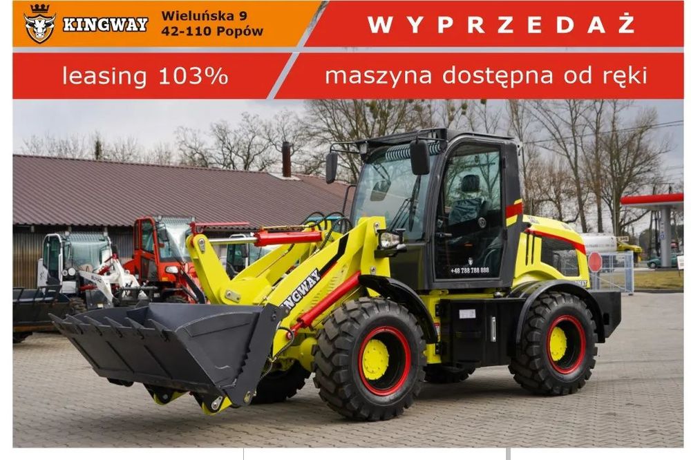 Kingway ładowarka kołowa ZL 20 Neon  nowa ładowarka kołowa o udźwigu 2000 kg + szybkozłacze +łyzka +widły
