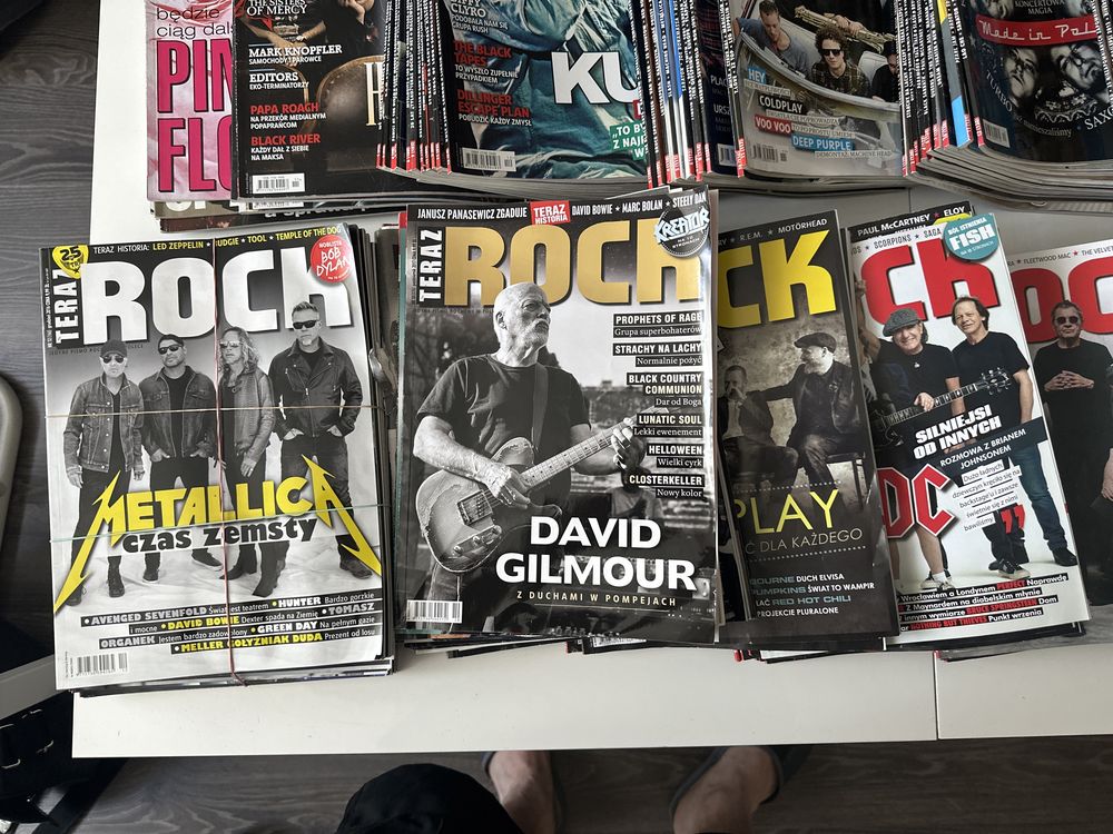 Sprzedam bokolekcję 125 egzemplarzy gazety "Teraz Rock"!