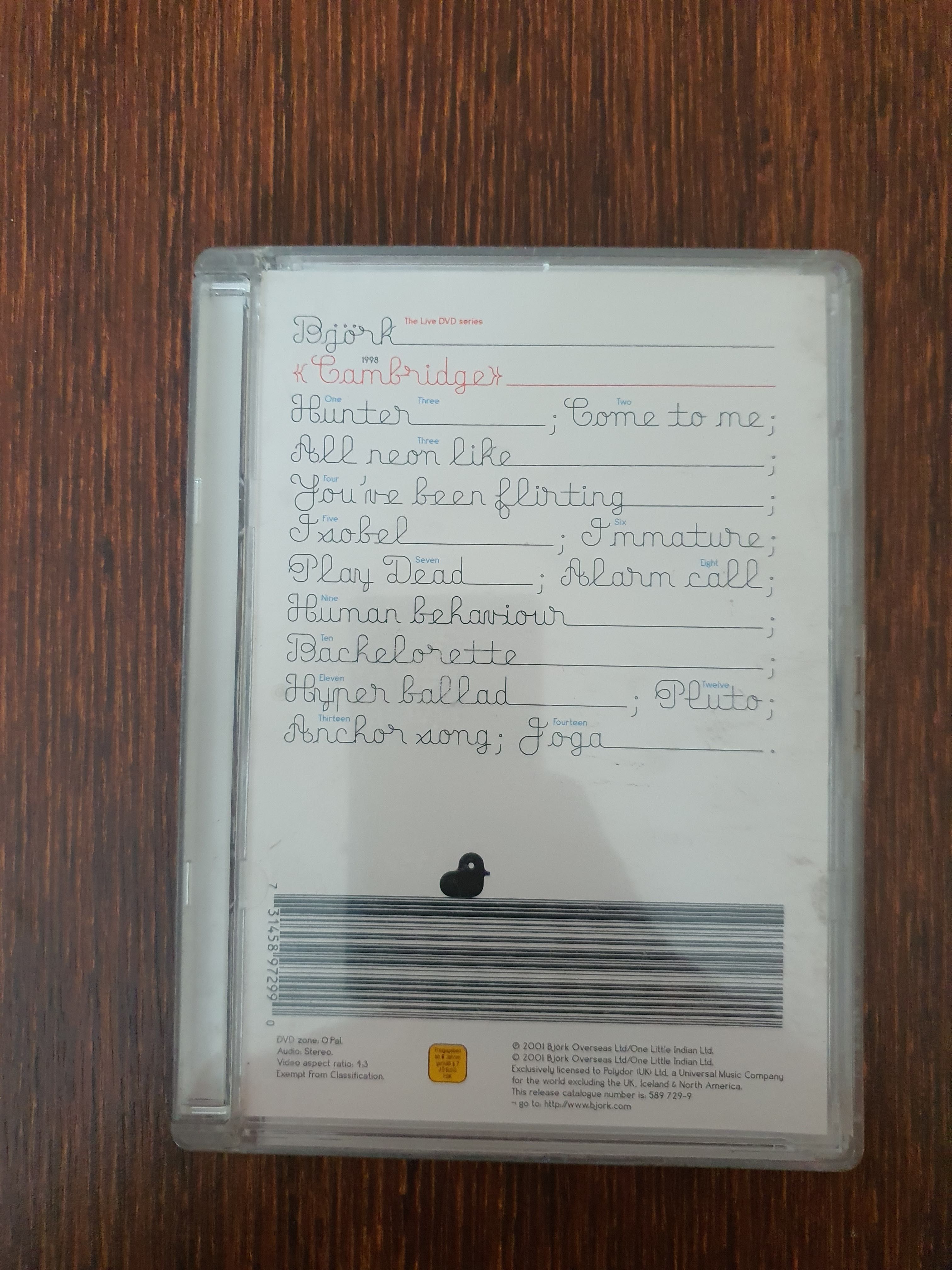 Bjork: Live In Cambridge  DVD