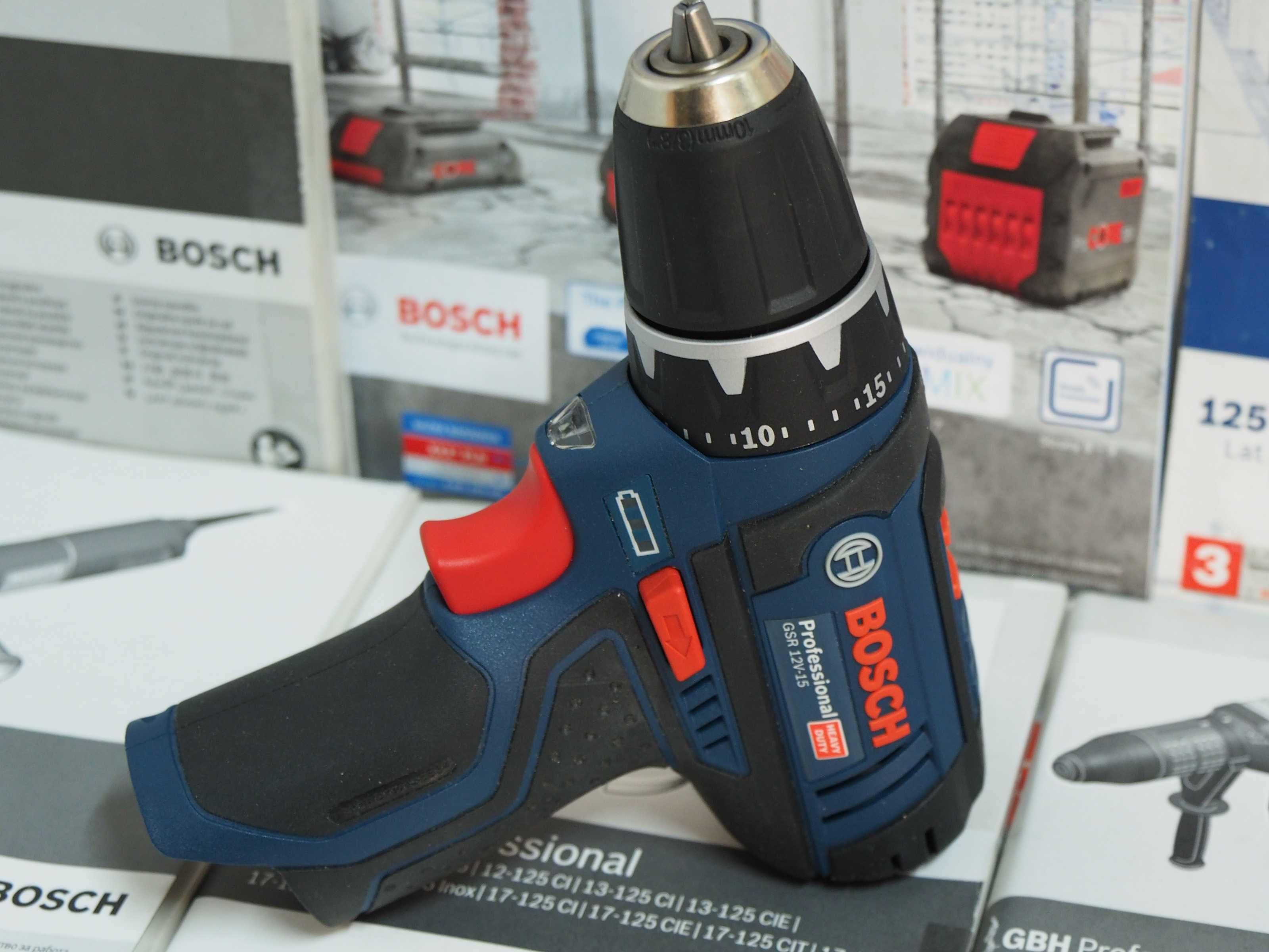 BOSCH GSR 12V-15 wkretarka korpus 12v 10,8v bez bateria