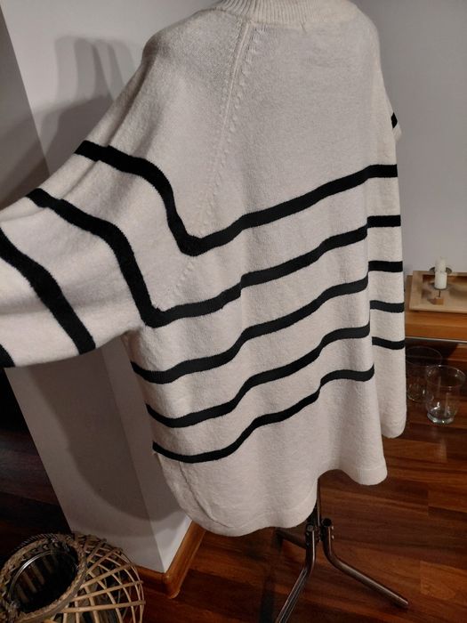 sweter oversize 52,54 paski