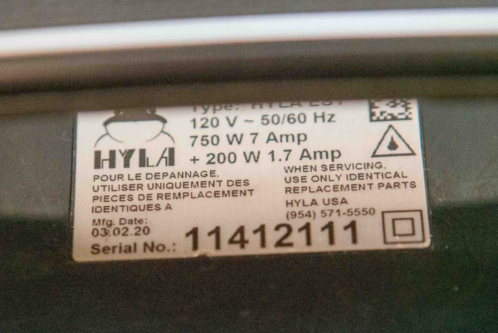Hyla EST сепараторний пилосос на 120 вольт