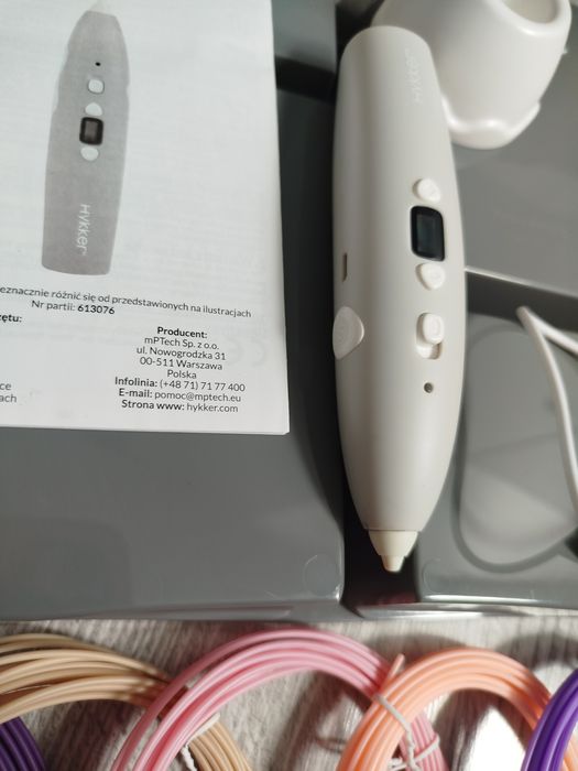 Długopis 3d zestaw z filamentem