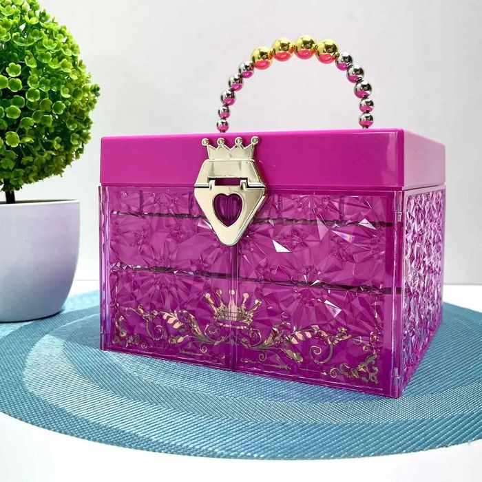 Косметика дитяча тіні лак помада в валізі Рожева (SR24021-3) Розд/Дроп