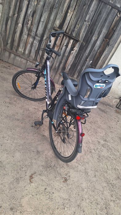 Rower Storm Maraton 1.0 z fotelikiem dla dziecka
