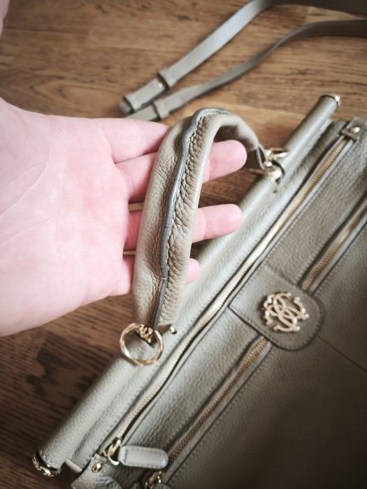 Кожаная сумка Roberto Cavalli