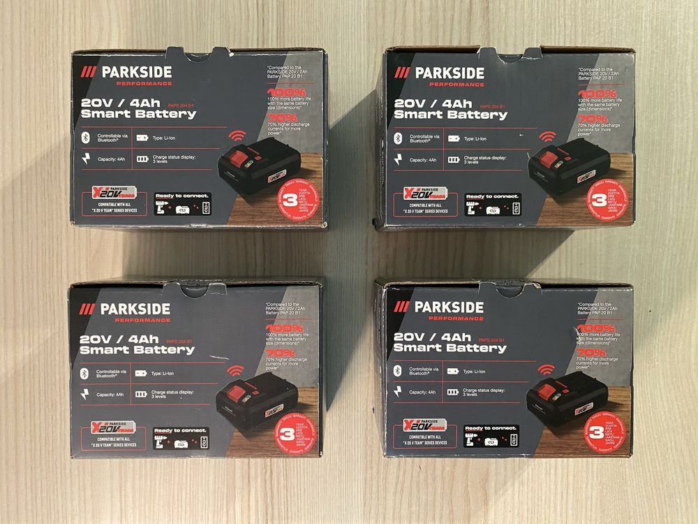 Акумулятор PARKSIDE PERFORMANCE 20 В, 4 Ah, PAPS 204 B1